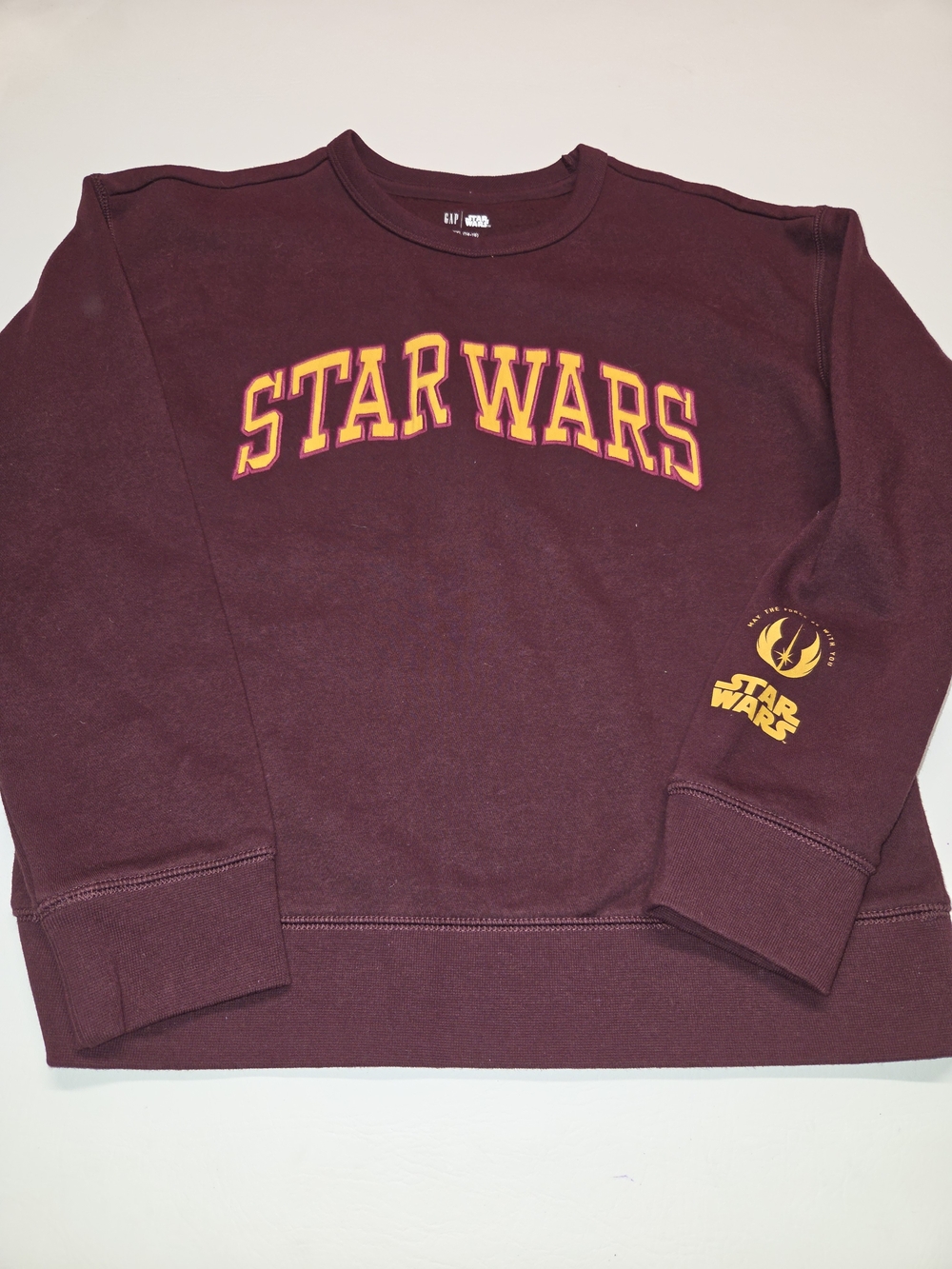 Star Wars Maroon Graphic Crewneck Sweater By Gap